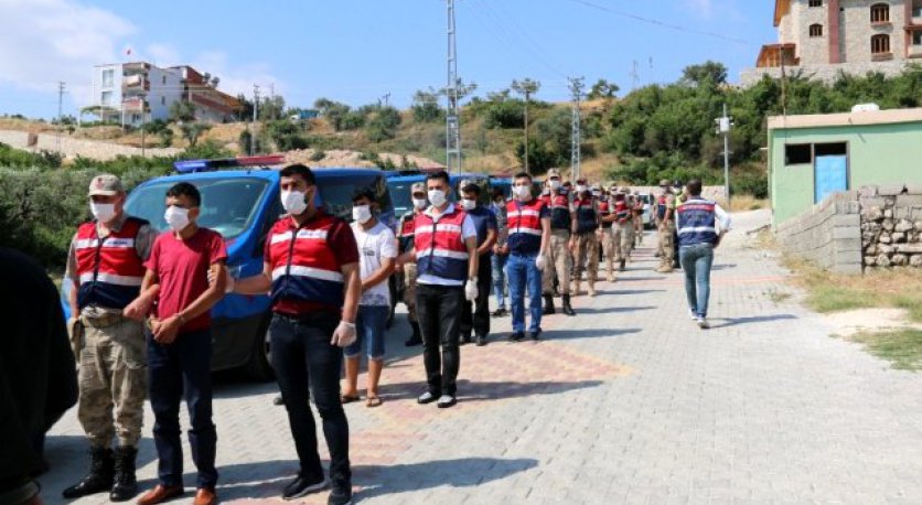 Antakya ve Altınözü'nde dev uyuşturucu operasyonu