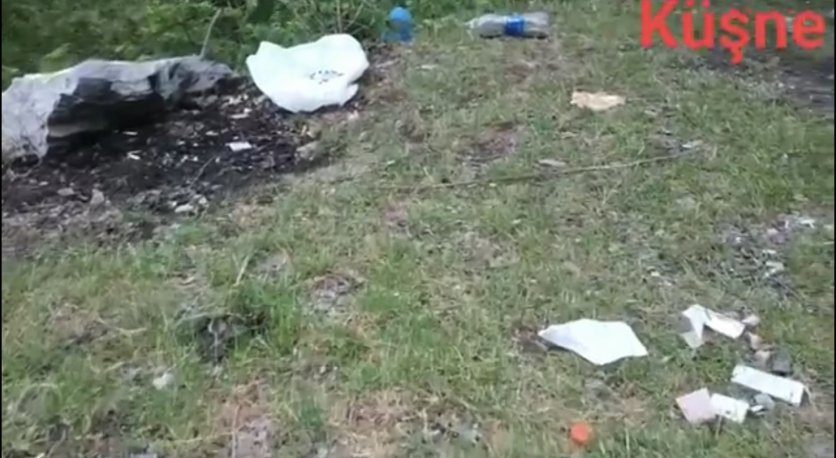 Küşne Yaylası'ndaki piknik atıkları isyan ettirdi (Video Haber)