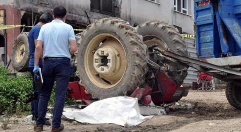 Osmaniye'de traktör devrildi: 1 kişi öldü, 2 kişi yaralandı