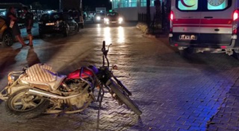 Samandağ'da motosiklet kazası