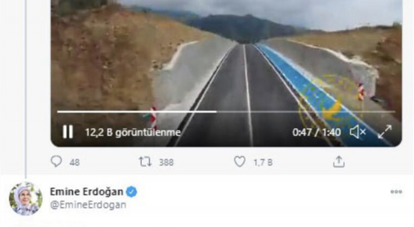 Emine Erdoğan'dan Hatay Valiliğine tebrik mesajı